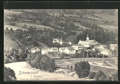 AK Schwarzach i. Pongau, Ortsansicht