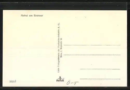 AK Matrei am Brenner, Teilansicht mit Kirche