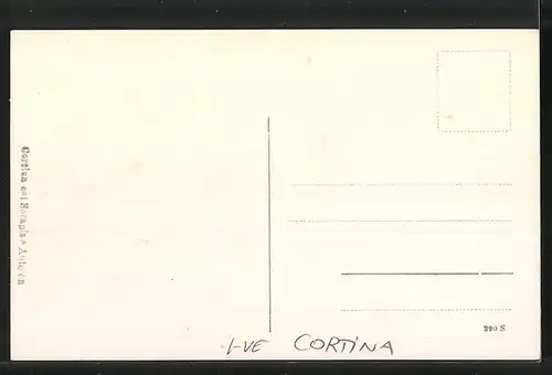 AK Cortina, Gesamtansicht von einer Bergwiese aus