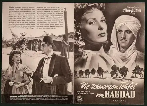 Filmprogramm IFB Nr. 1203, Der schwarze Teufel von Bagdad, Maureen O`Hara, Paul Christian, Regie: Charles Lamont