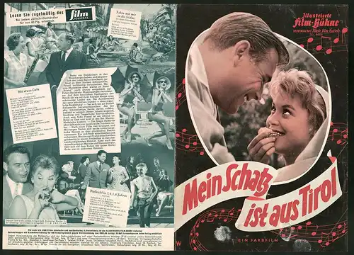 Filmprogramm IFB Nr. 4606, Mein Schatz ist aus Tirol, Marianne Hold, Joachim Fuchsberger, Regie: Hans Quest