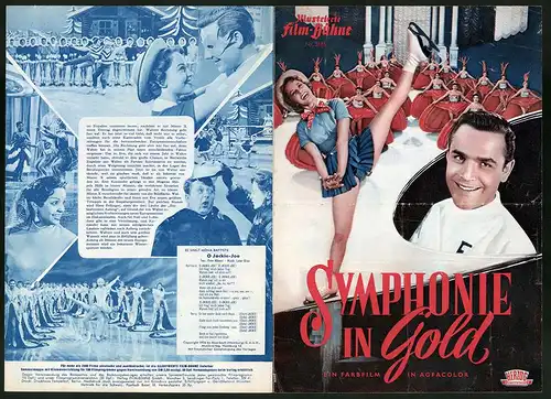 Filmprogramm IFB Nr. 3165, Symphonie in Gold, Joachim Fuchsberger, Germaine Damar, Regie: Franz Antel
