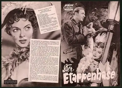 Filmprogramm DNF, Der Etappenhase, Beppo Brem, Michael Cramer, Regie: Wolfgang Becker