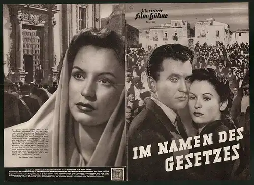 Filmprogramm IFB Nr. 1090, Im Namen des Gesetzes, Massimo Girotti, Jone Salinas, Regie: Pietro Germi