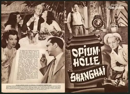 Filmprogramm IFB Nr. 1508, Opiumhölle Shanghai, Helene Perdière, Paul Bernard, Regie: Roger Blanc