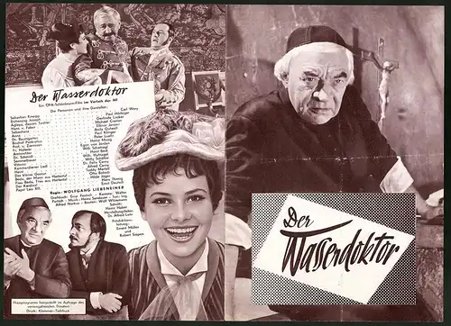Filmprogramm Hausprogramm, Der Wasserdoktor, Carl Wery, Paul Hörbiger, Regie: Wolfgang Liebeneiner