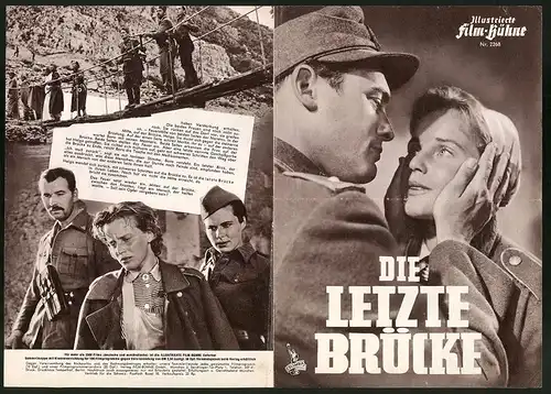 Filmprogramm IFB Nr. 2268, Die letzte Brücke, Maria Schell, Bernhard Wicki, Carl Möhner, Regie: Helmut Käutner