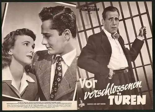 Filmprogramm IFB Nr. 2586, Vor verschlossen Türen, Humphrey Bogart, John Derek, Regie: Nicholas Ray