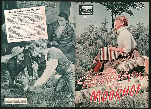 Filmprogramm DNF Nr. 4059, Das Mädchen vom Moorhof, Maria Emo, Claus Holm, Regie: Gustav Ucicky