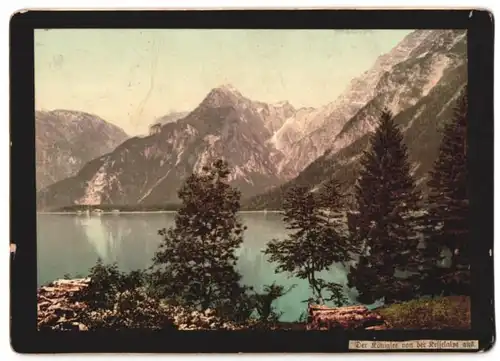 Fotografie unbekannter Fotograf, Ansicht Königssee, Blick auf den See von der Kesselalpe aus