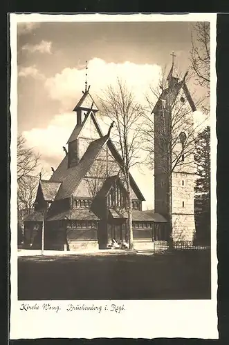 AK Brückenberg, Kirche Wang im Sonnenschein