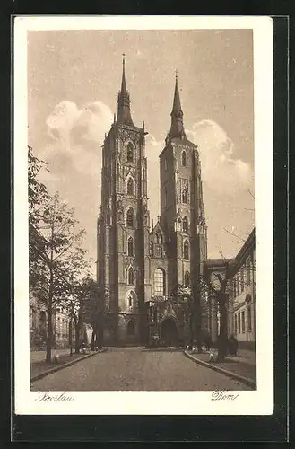 AK Breslau, Blick auf den Dom