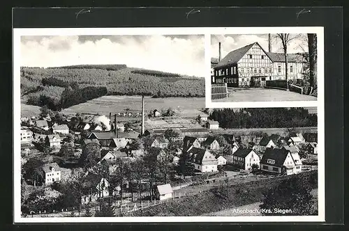 AK Allenbach /Krs. Siegen, Gebäudeansicht, Teilansicht