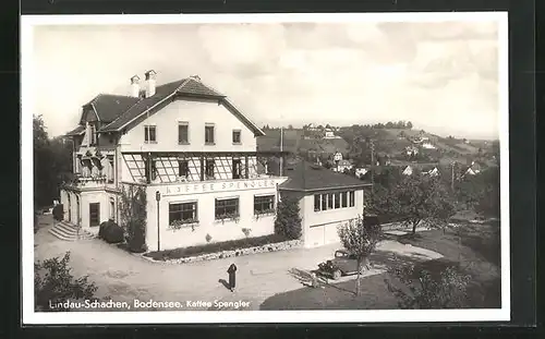 AK Lindau-Schachen /Bodensee, Café Sprengler