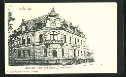 AK Erlangen, Verbindungshaus der Burschenschaft Bubenruthia