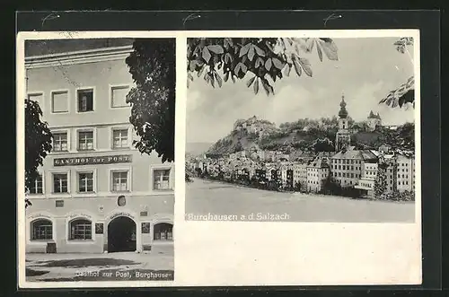 AK Burghausen /Salzach, Gasthof zur Post