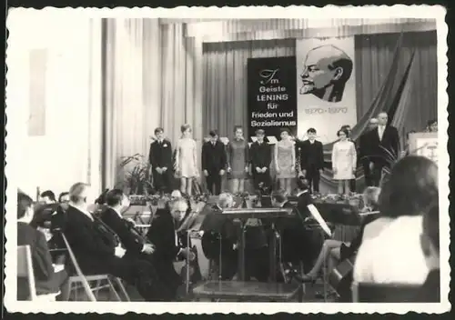 Fotografie DDR-Festveranstaltung 100 Jahre Lenin 1870-1970