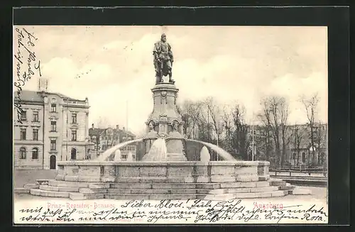 AK Augsburg, Prinz-Regenten-Brunnen