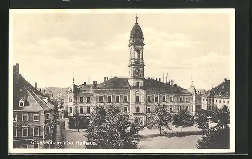 AK Grossenhain i. Sa., Rathaus