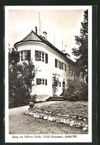 AK Kochel /Obb., Georg von Vollmar-Schule, Schloss Aspenstein