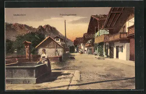 AK Garmisch, Frühlingstrasse