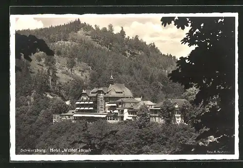 AK Schwarzburg, Hotel Weisser Hirsch