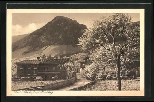 AK Bad Oberdorf, Ortspartie mit Hirschberg