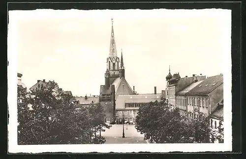 AK Burgstädt i. Sa., Markt