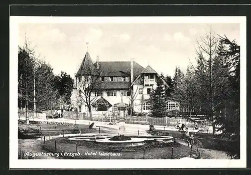 AK Augustusburg, Hotel Waldhaus