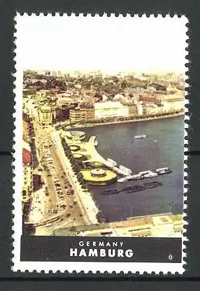 Reklamemarke Hamburg, Stadt mit Hafen