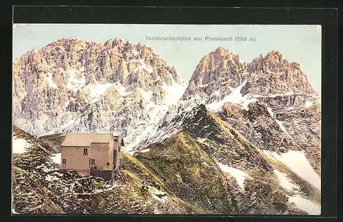 AK Innsbruckerhütte, Gebirgsidylle mit Pinnisjoch