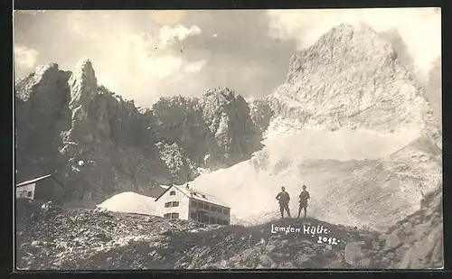 AK Lamsen Hütte, Gebirgspartie mit Bergsteigern