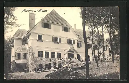 AK Anninger-Haus, Gäste im Garten