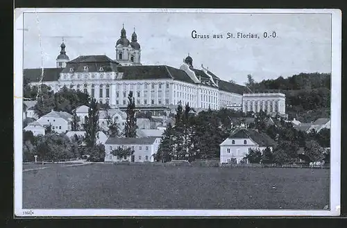 AK St. Florian, Blick auf das Kloster