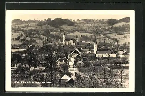 AK Wallern, Blick vom Berg