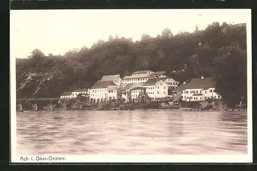 AK Ach a. d. Salzach, Blick über den Fluss