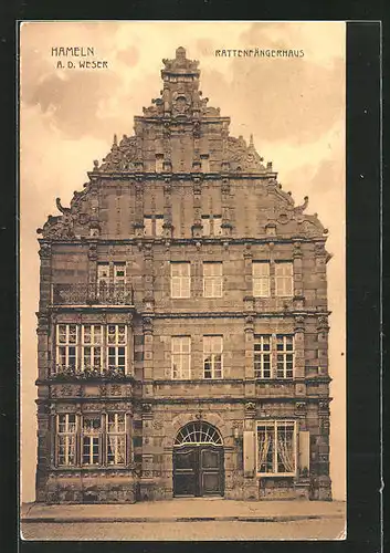AK Hameln / Weser, Rattenfängerhaus
