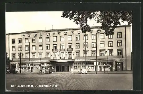 AK Karl-Marx-Stadt, Hotel Chemnitzer Hof