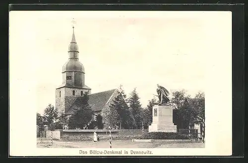 AK Dennewitz, Bülow-Denkmal