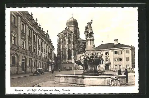 AK Passau, Bischöfl. Residenz mit Dom