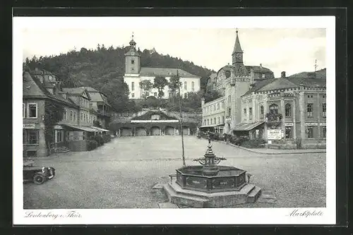 AK Leutenberg / Thür., Marktplatz