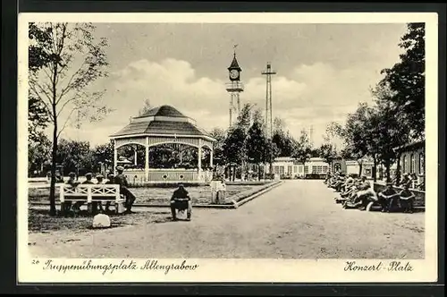 AK Altengrabow, Truppenübungsplatz, Konzert-Platz