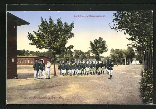 AK Zeithain, Truppenübungsplatz, Infanterie-Barackenlager