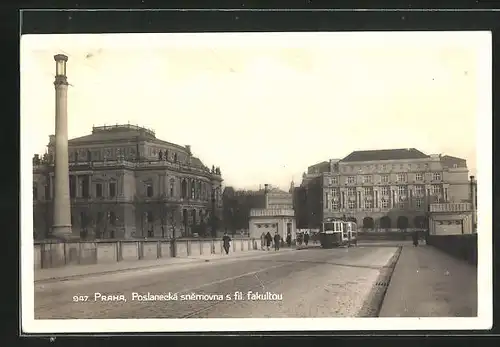 AK Praha, Poslanecká snemovna s fil. fakultou, Strassenbahn