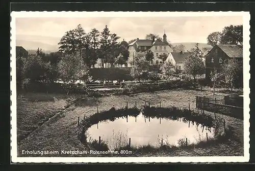 AK Kretscham-Rothensehma, Parkidylle am Erholungsheim