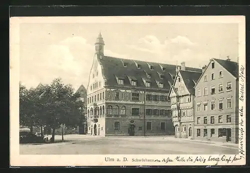 AK Ulm / Donau, am Schwörhaus