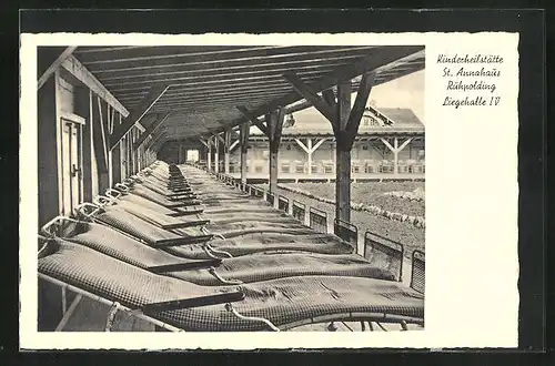 AK Ruhpolding, Kinderheilstätte St. Annahaus, Liegehalle IV
