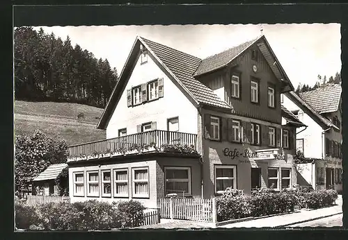 AK Schönmünzach / Schwarzwald, Café-Pension Carola