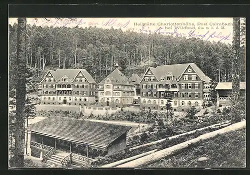 AK Calmbach, Heilstätte Kurhotel Charlottenhöhe