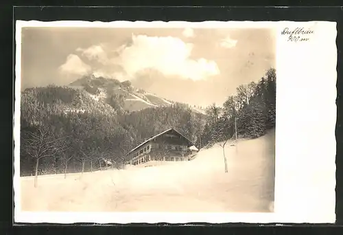 AK Törwang, Gasthaus-Pension Duftbräu im Winter